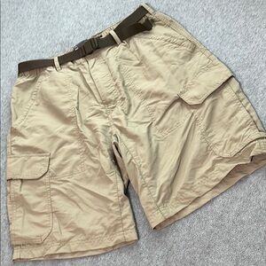 Rei Nylon Cargo Shorts Mens Medium Outdoors Active Hiking Gorpcore Fishing UPF